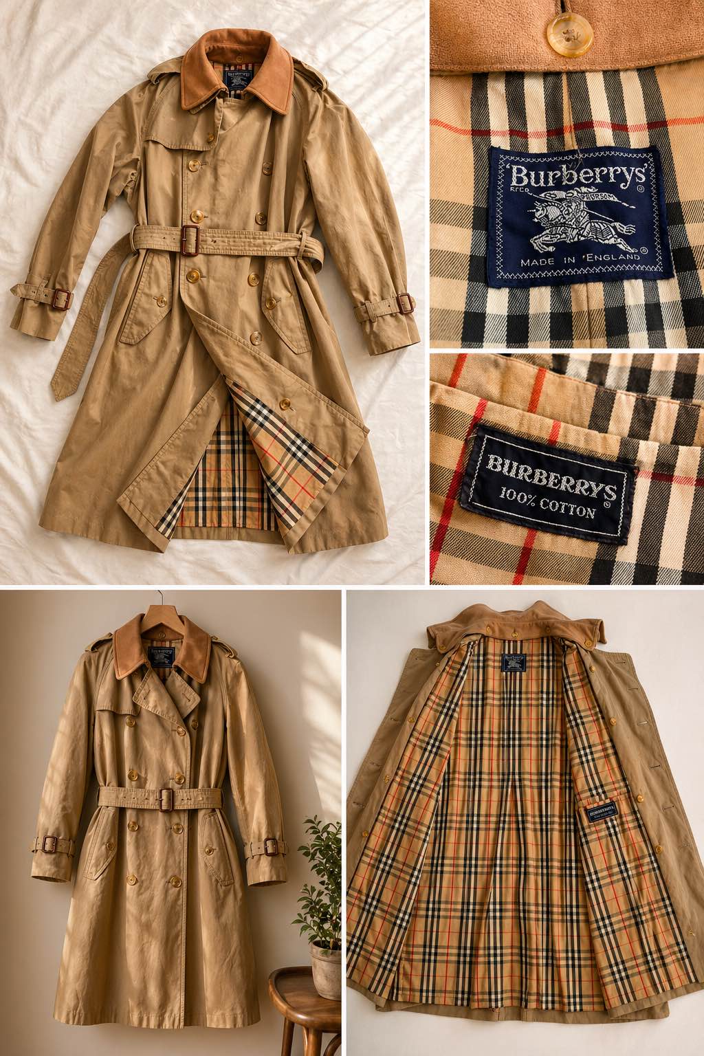 Vintage Burberry Trench A true icon — authentic Burberrys London