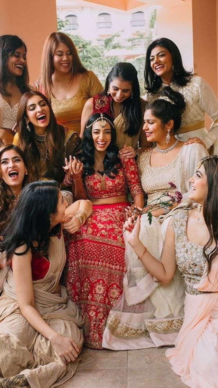 South Indian bridesmaids photoshoot Ideas