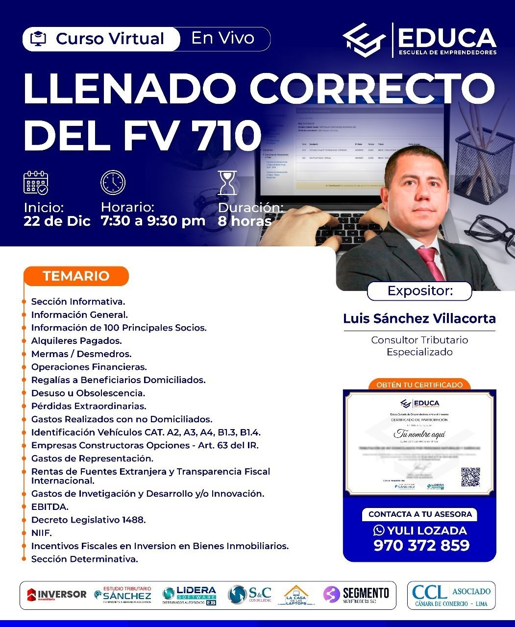 Educa - 📘 ¡Domina el llenado correcto del Formulario Virtual 710 ...