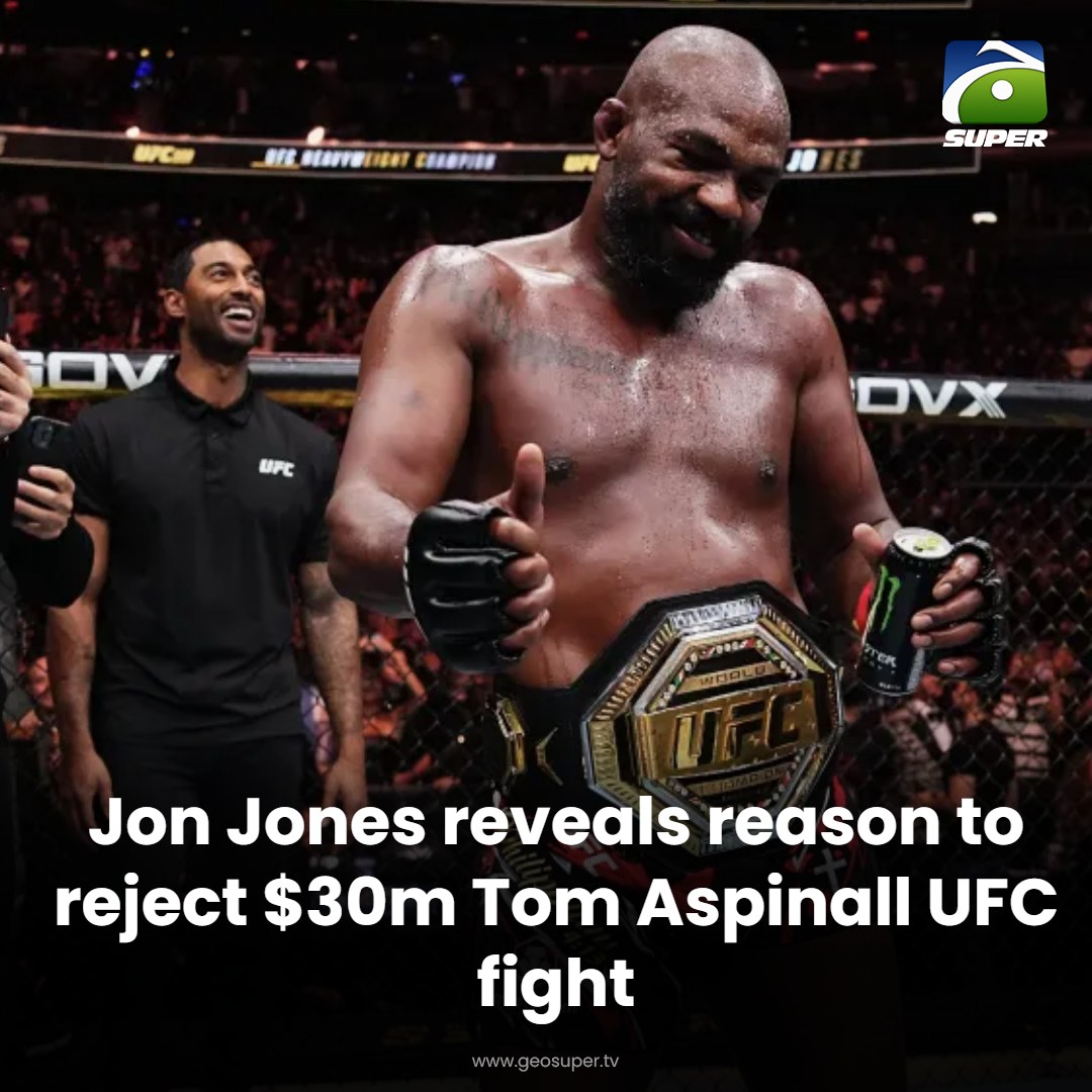 Geo - Jones opens up on rejecting Aspinall! 🥊 Read More: https://www ...