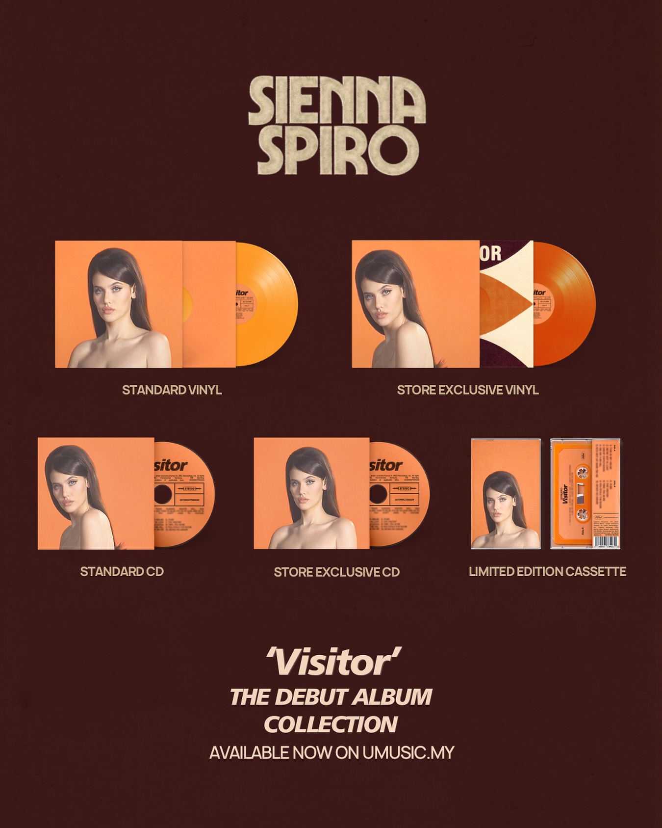 siennaspiro just announced her debut album, 'Visitor,' arriving