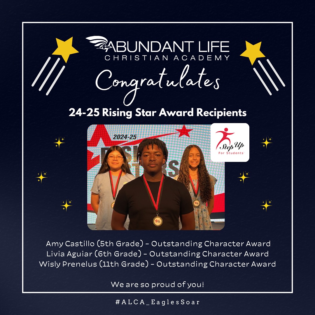 Abundant - Congratulations to our Rising Star Award Recipients We are ...