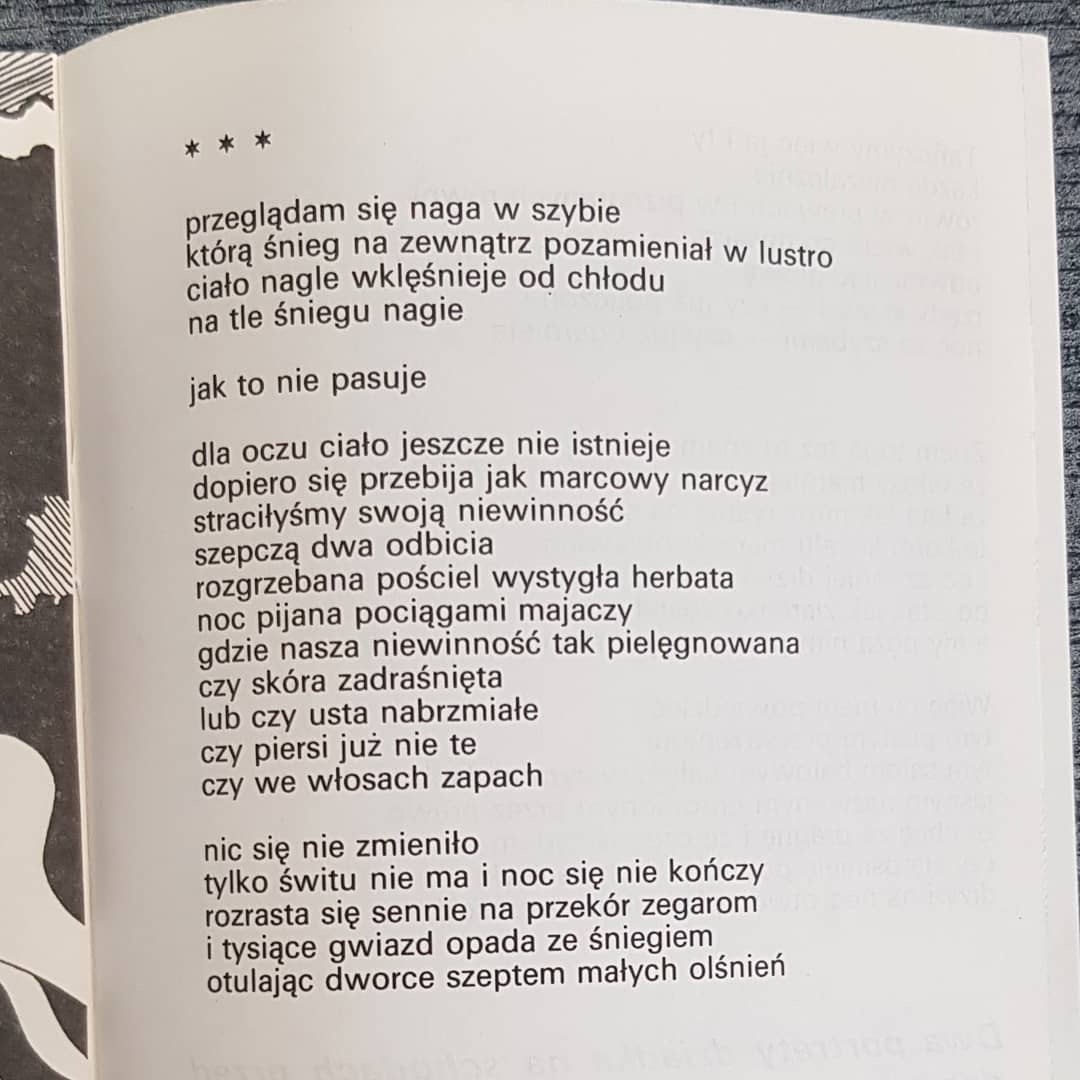 Olga Tokarczuk Wiersze Miasto W Lustrach