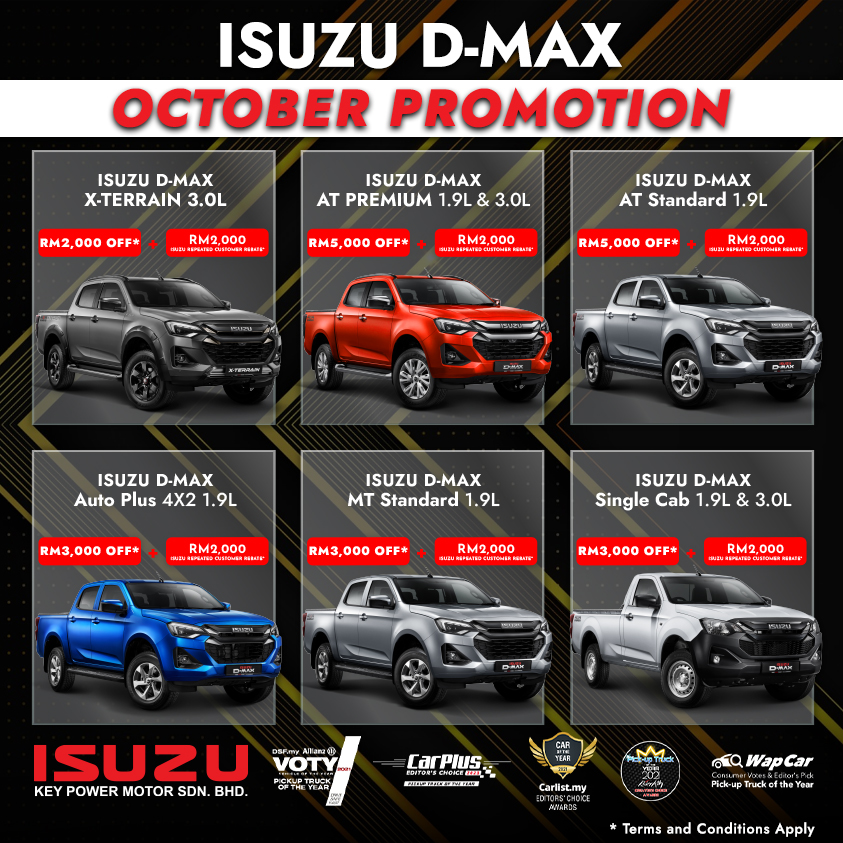 ISUZU - 🚨 ISUZU D-MAX OCTOBER PROMOTION 🚨 | Isuzu Skudai - Key Power ...