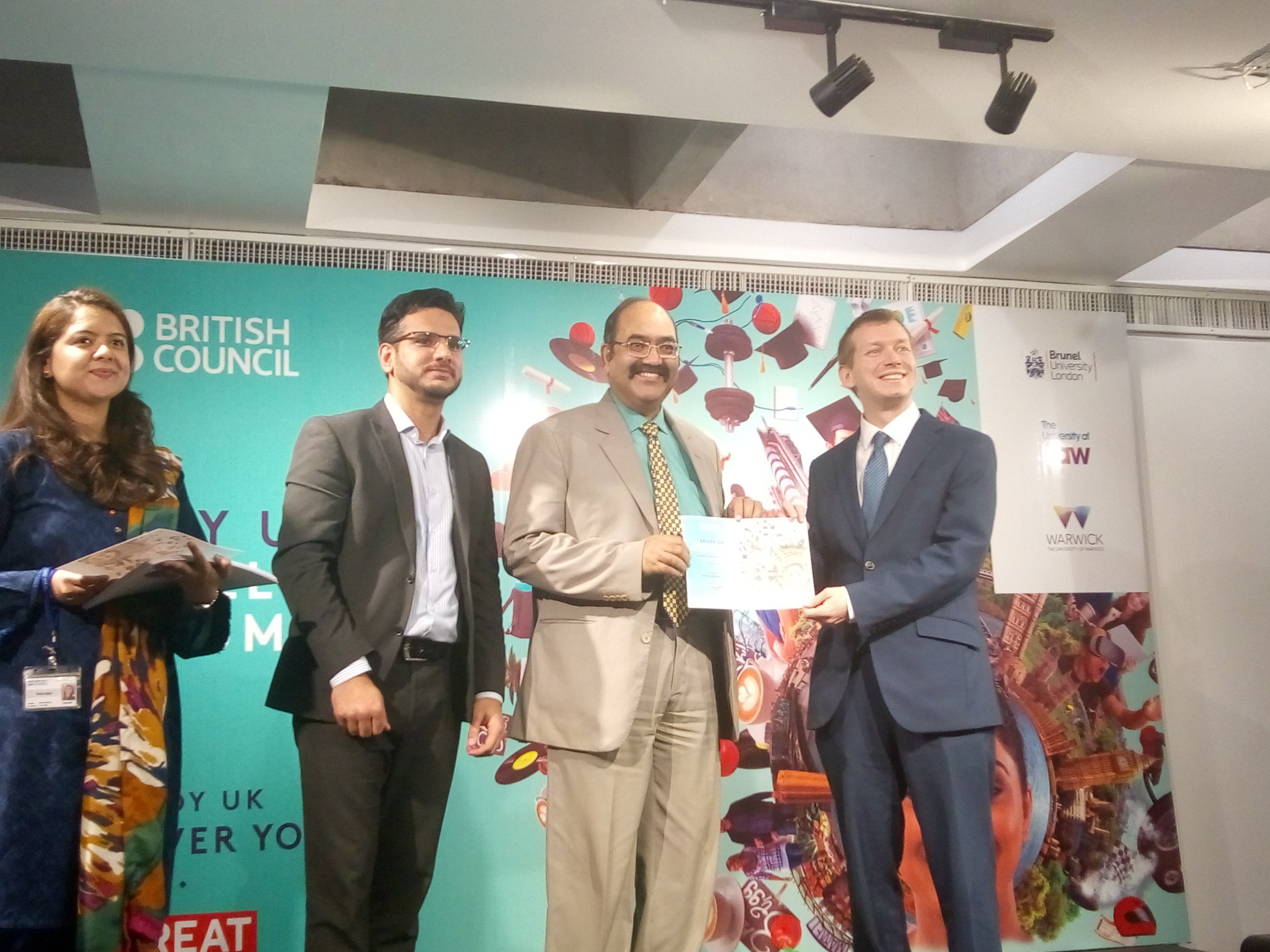 Dr. Rukhsar Ahmed - Director British Council Pakistan, Mr. Michael ...