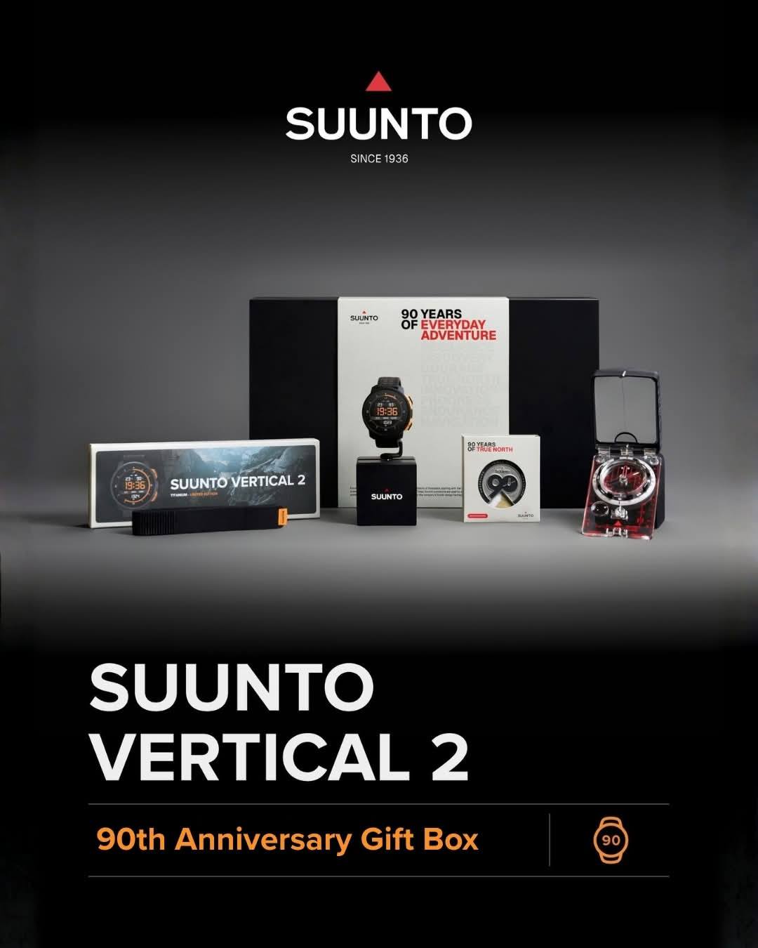 Suunto Vertical 2 Titanium 90 Years Limited Edition Celebrating 90