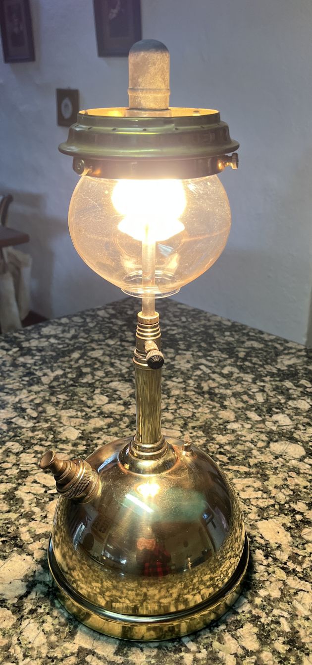 Tilley TL136 pressure lamp also known as 'The Princess' was