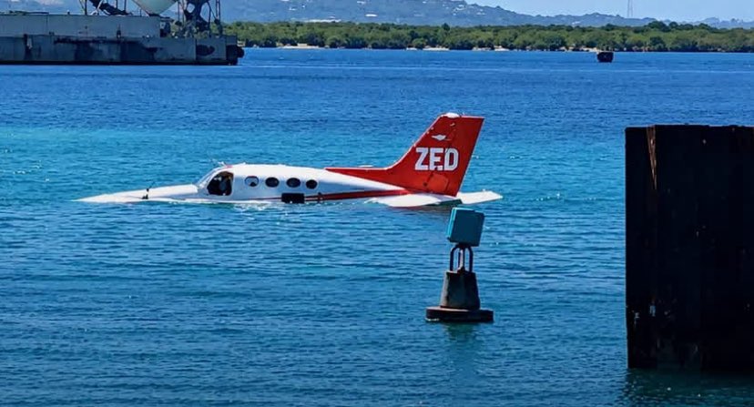 A ZED Airlines Cessna 402B aircraft registered as HI-1056, made an