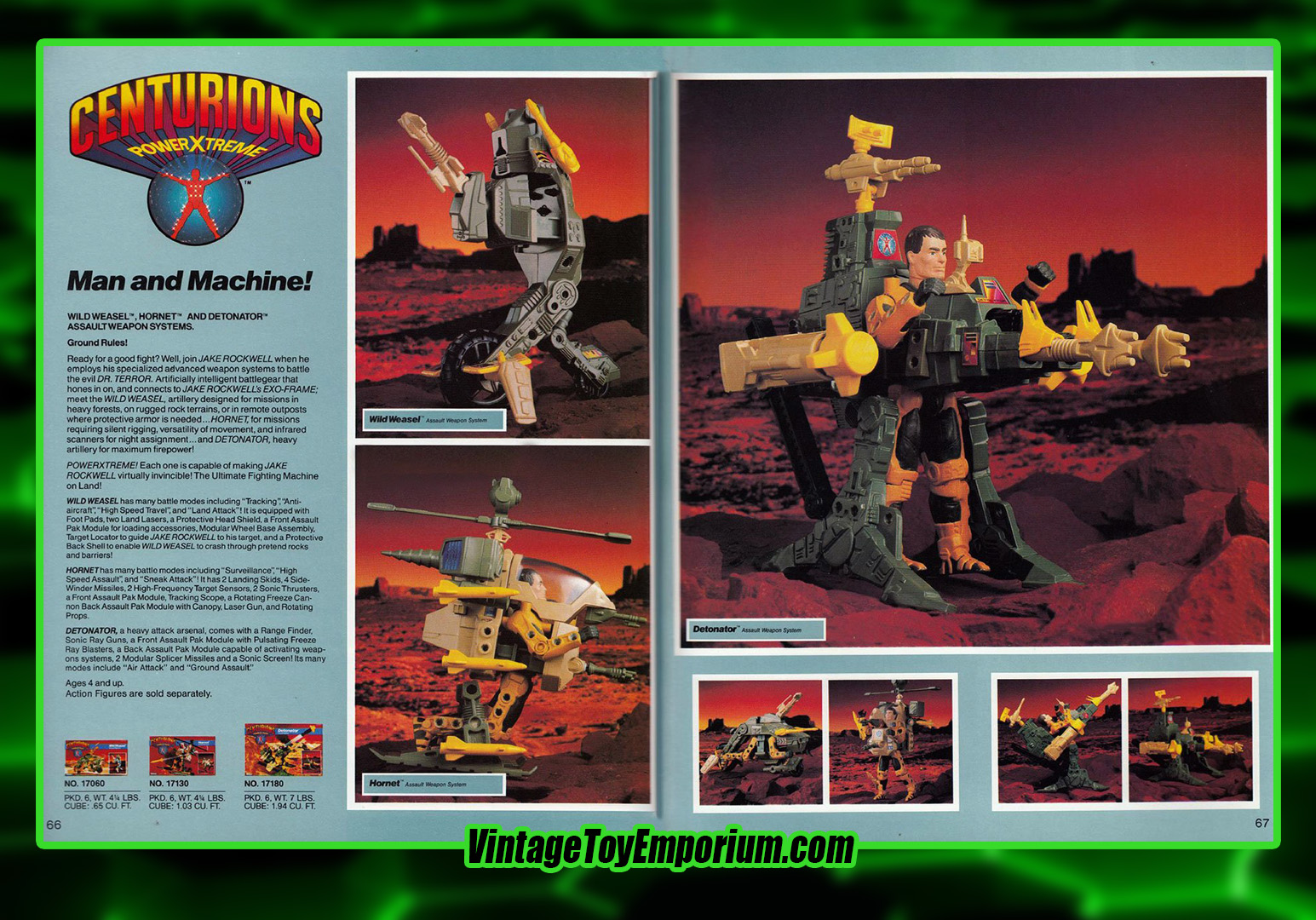 1986 Kenner Dealer Catalog (pgs. 66-67) - Centurions