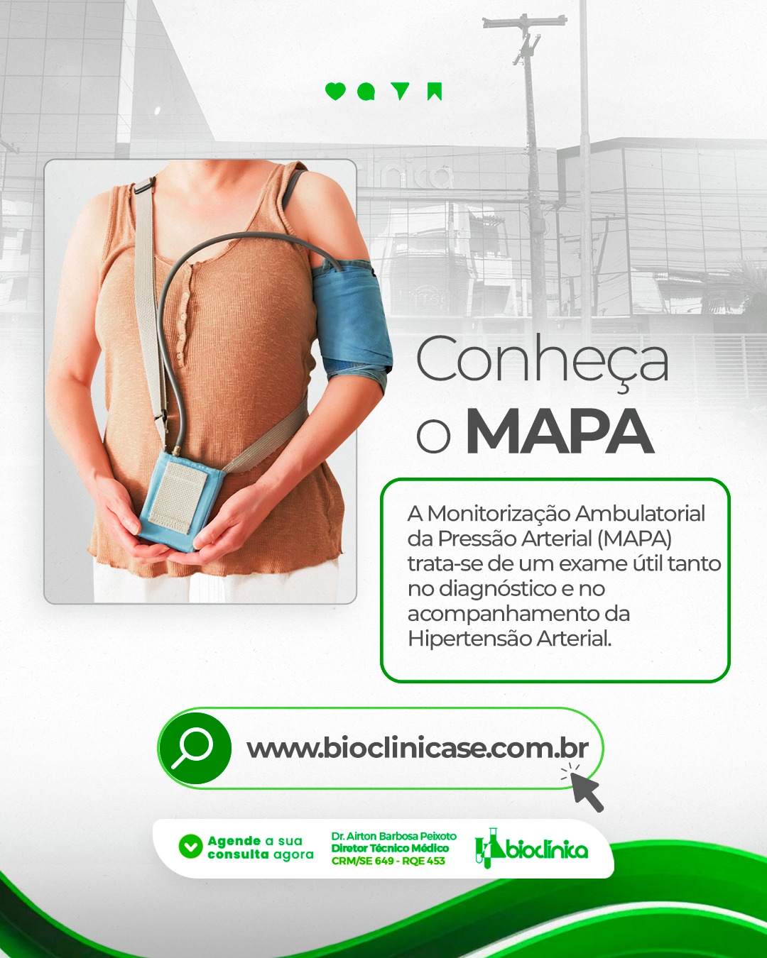 Bioclínica - Agende seu MAPA aqui na Bioclínica! 📍 Av. Ivo de Carvalho ...