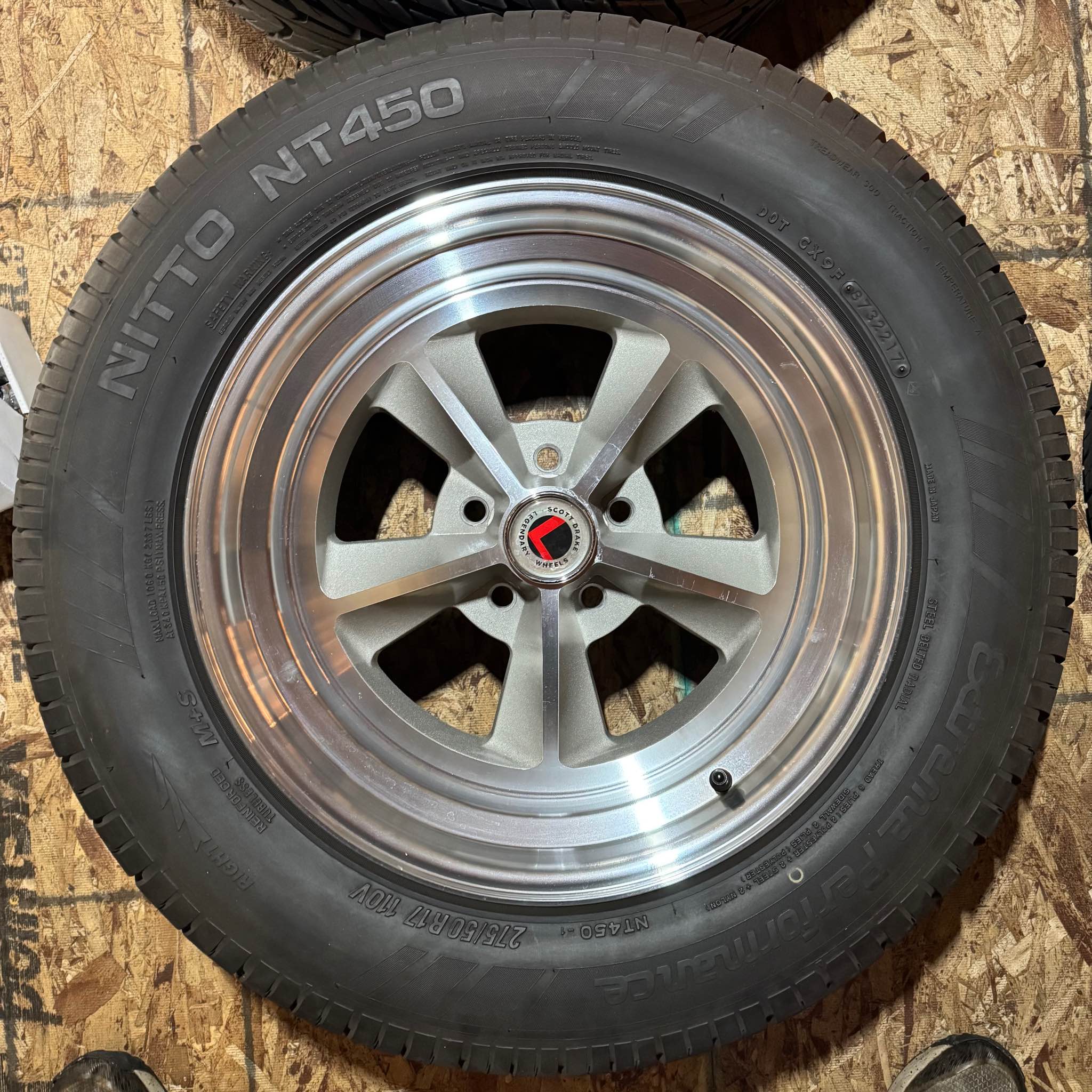 Scott Drake Legendary Set of 17” Wheels - Car Wheels, Tires & Parts ...