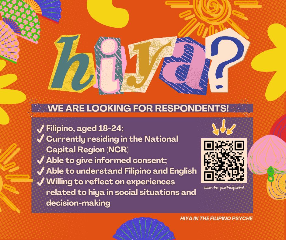Philippine Research Survey Group | 💭 Does hiya influence your feelings ...