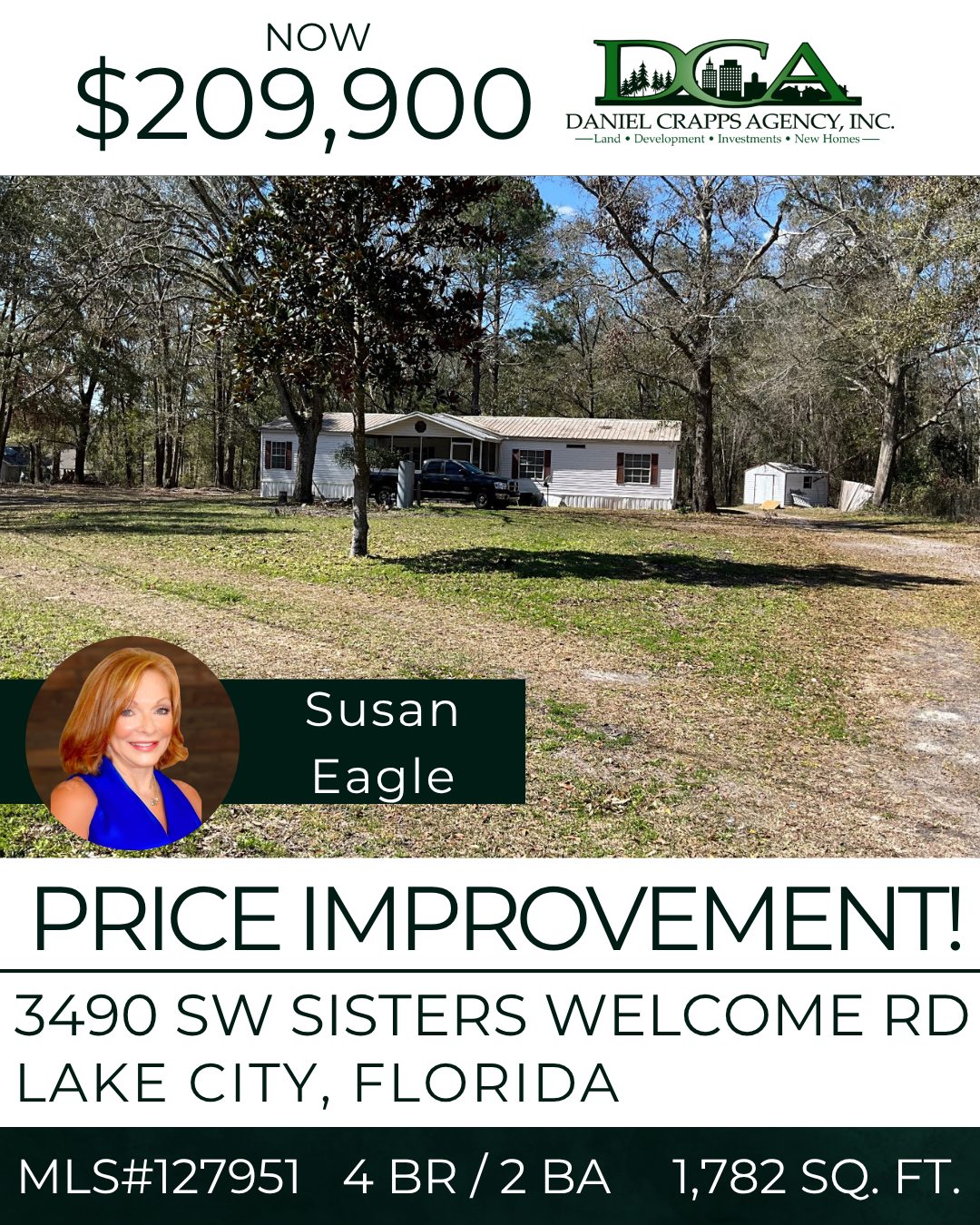 PRICE IMPROVEMENT 🏡 📍 3490 SW... - Daniel Crapps Agency, Inc. | Facebook