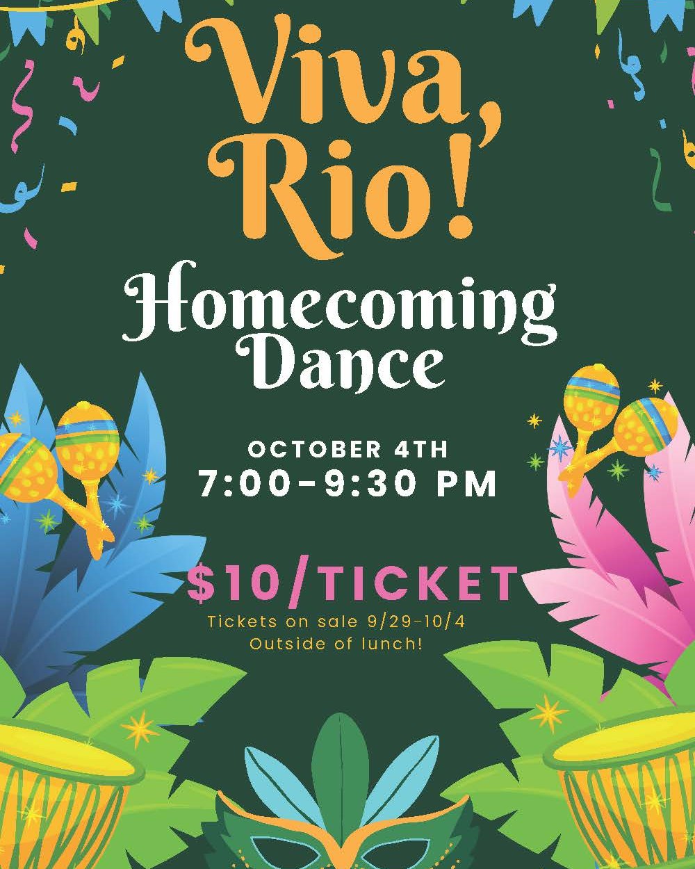 Loyalsock - VIVA, RIO! Our 2025 Homecoming Dance is next weekend ...