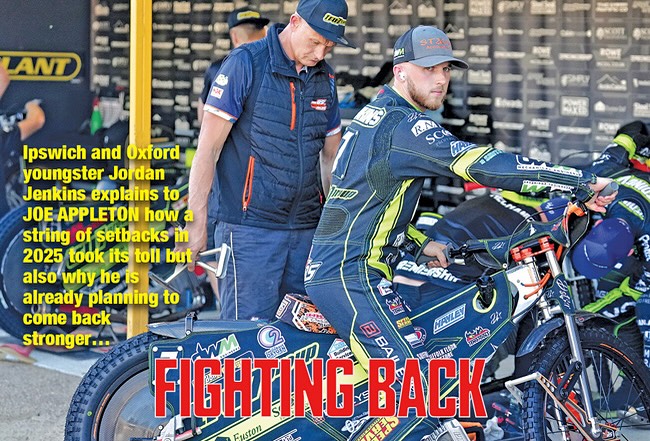 Speedway - Ipswich and Oxford youngster Jordan Jenkins opens up to Joe ...