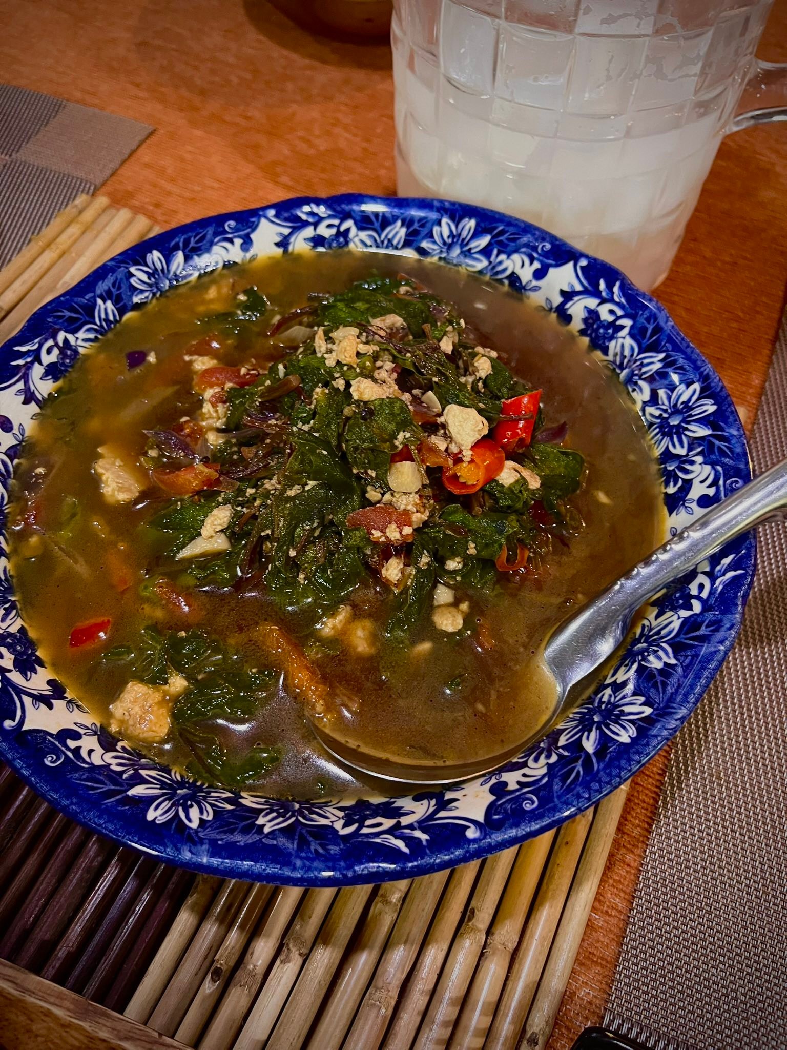 Yang - Alugbati with tofu. | Facebook