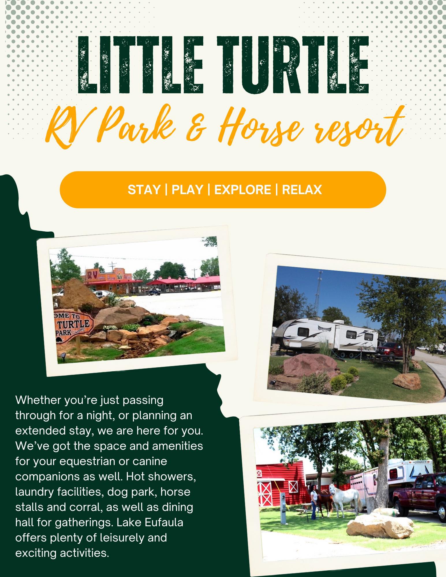 Our park offers several RV... - Little Turtle Rv and Storage | Facebook