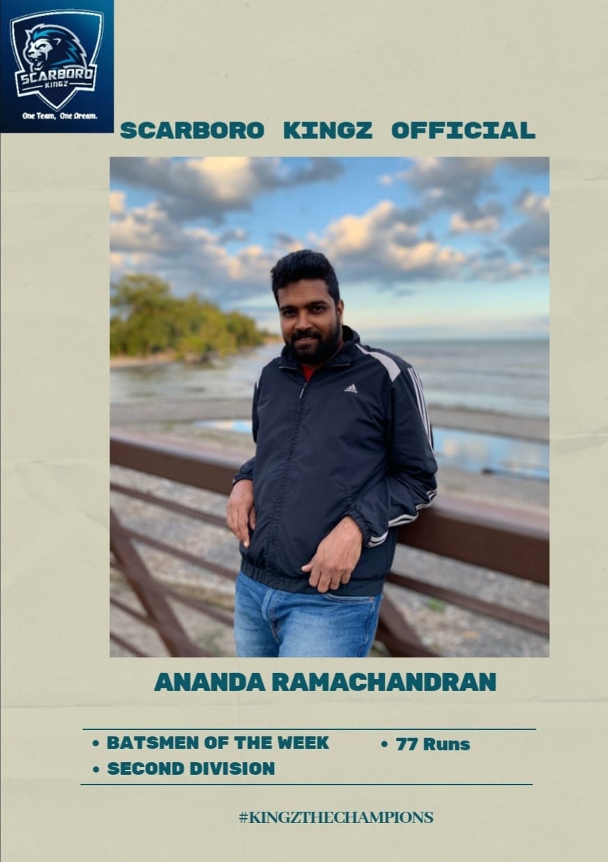 Scarboro Kingz Official - Congratulations Harsha on winning the Player ...