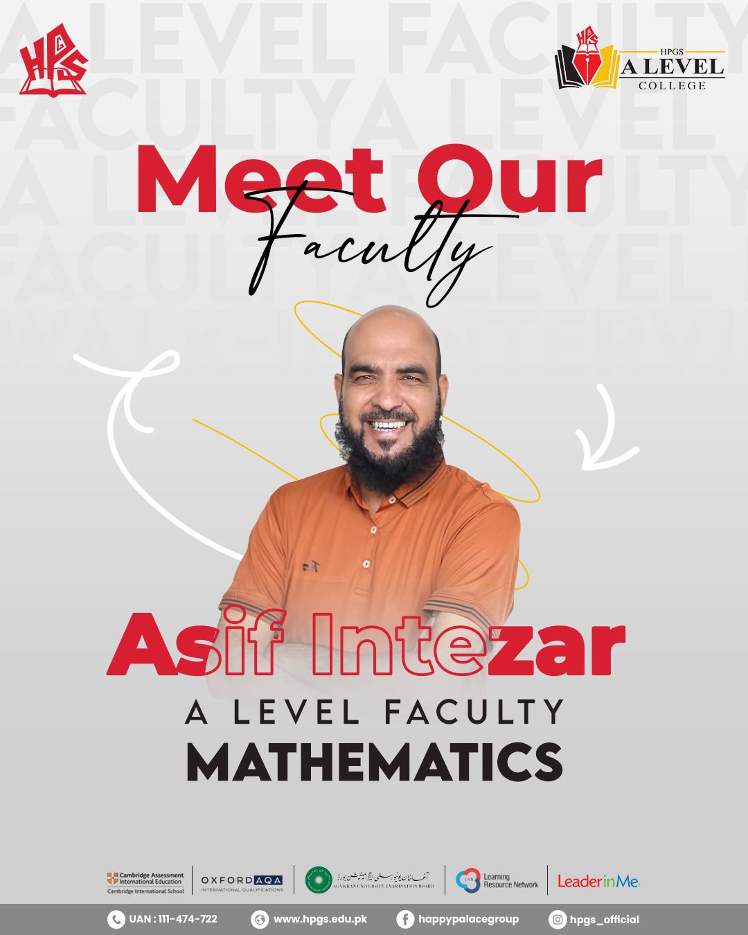 HPGS - Introducing Sir Asif Intezar , an accomplished educator leading ...