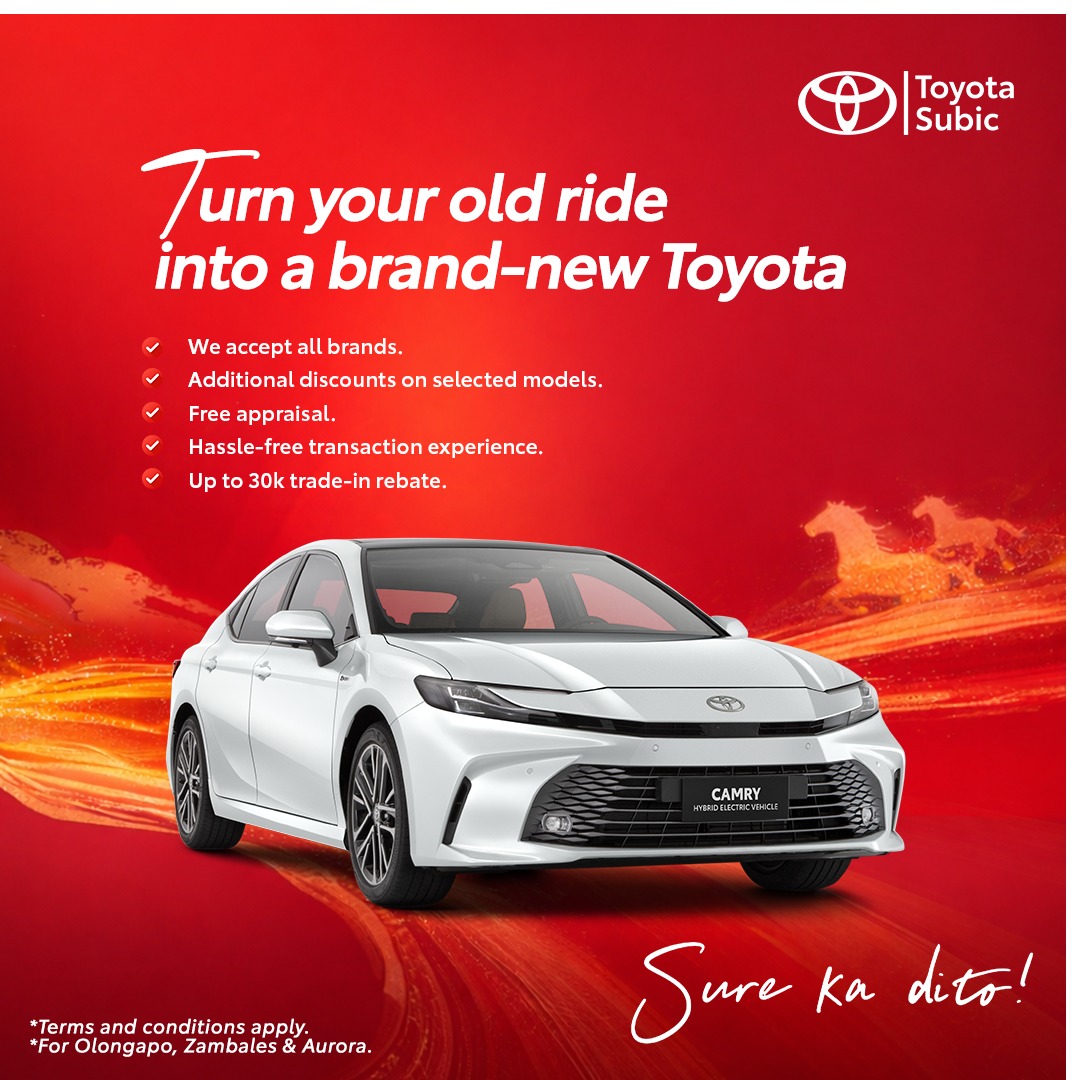 Toyota - Turn your old ride into a brand-new Toyota with Toyota Subic ...