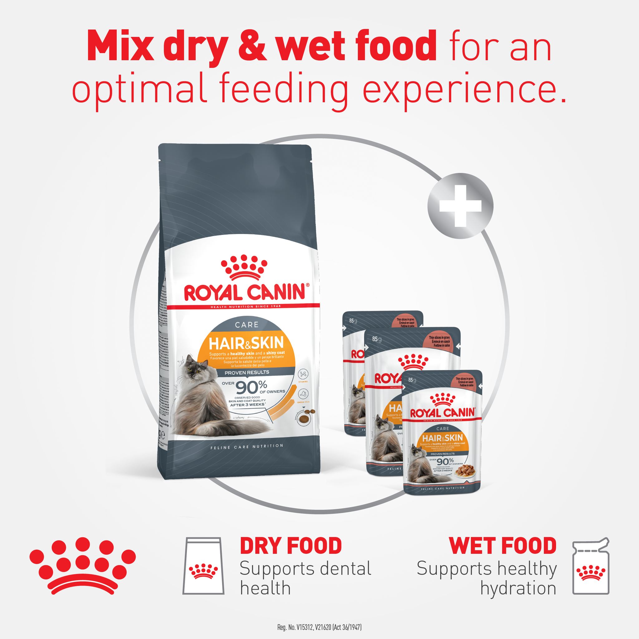 Royal - Mixed feeding gives your cat the benefits of both textures in ...