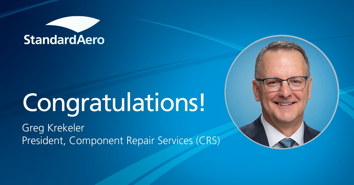 StandardAero - Please join us in congratulating Greg... | Facebook