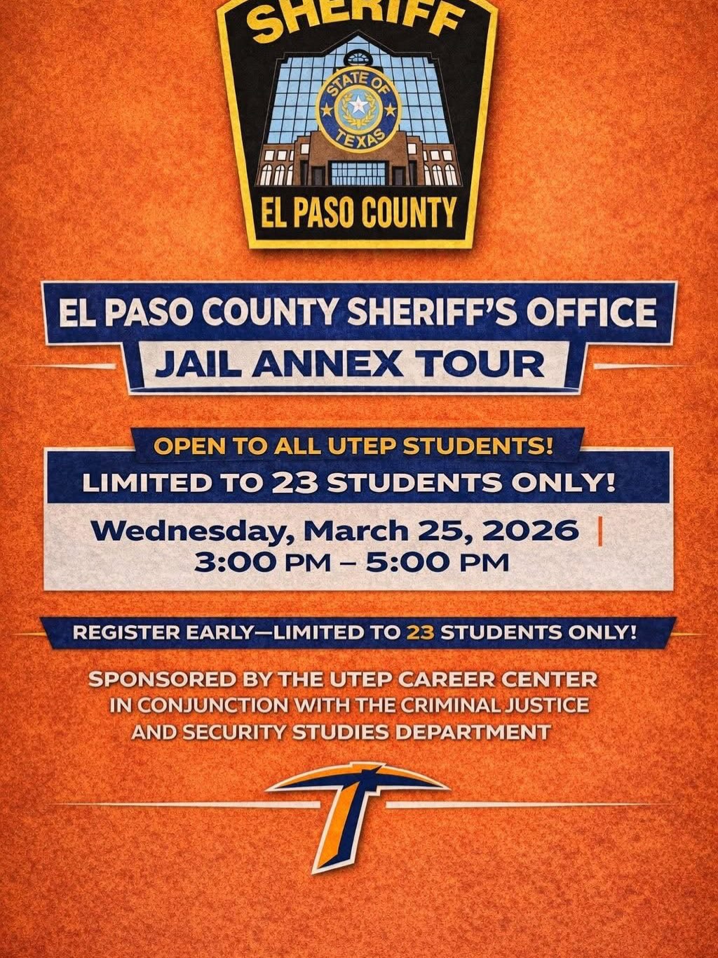 UTEP Department of Criminal Justice & Security Studies | El Paso TX
