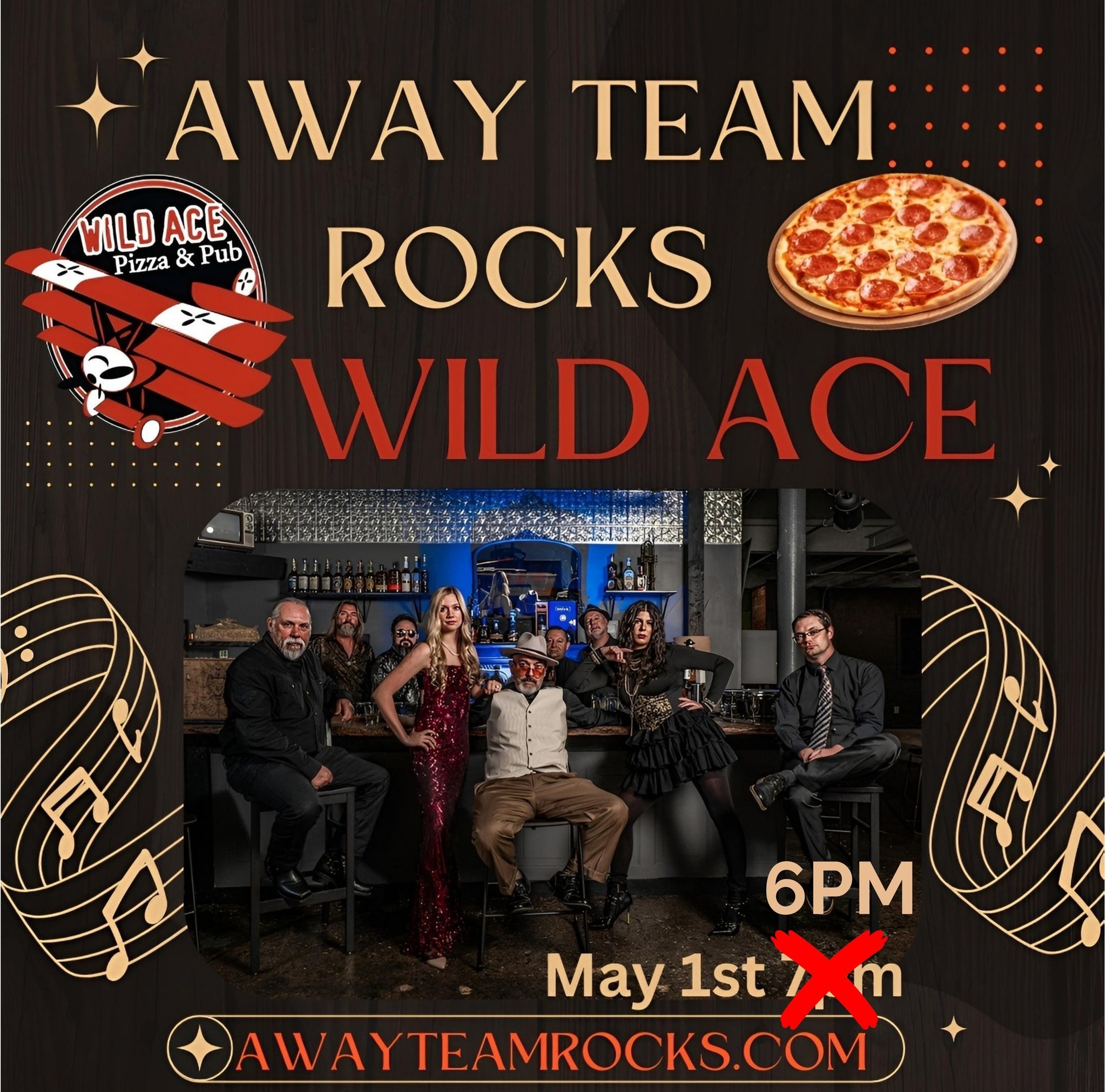 Away Team Rocks Wild Ace Pizza & Pub