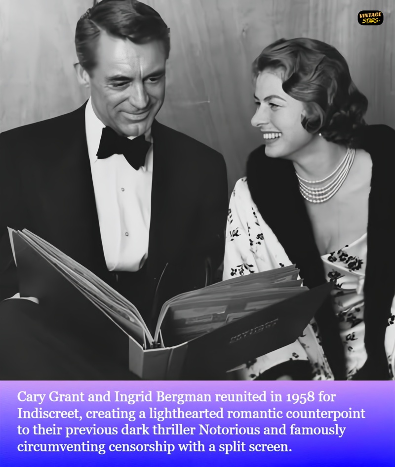Vintage - The pairing of Cary Grant and Ingrid Bergman in the 1958 ...
