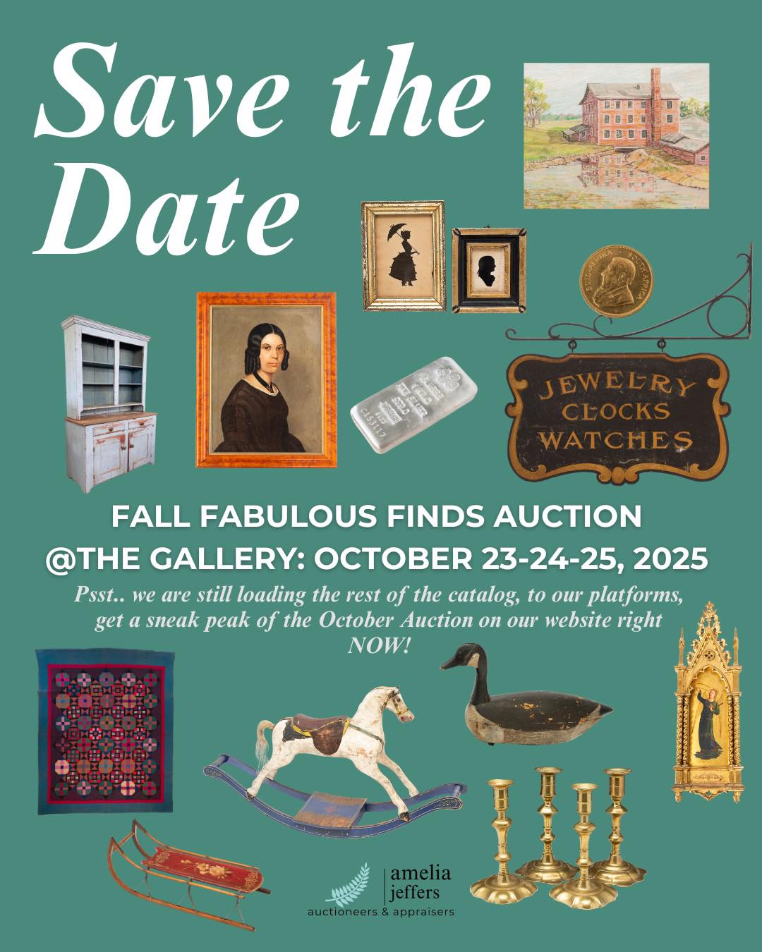 The countdown... - Amelia Jeffers, Auctioneers & Appraisers | Facebook