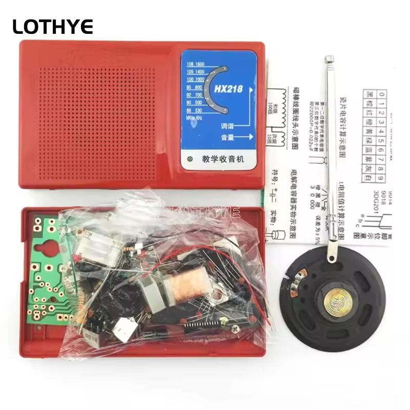 Kit Radio FM/AM DIY Con CD9088 Y TA7642, Doble Banda 76-108MHz Y 525-1605KHz, Para Aficionados