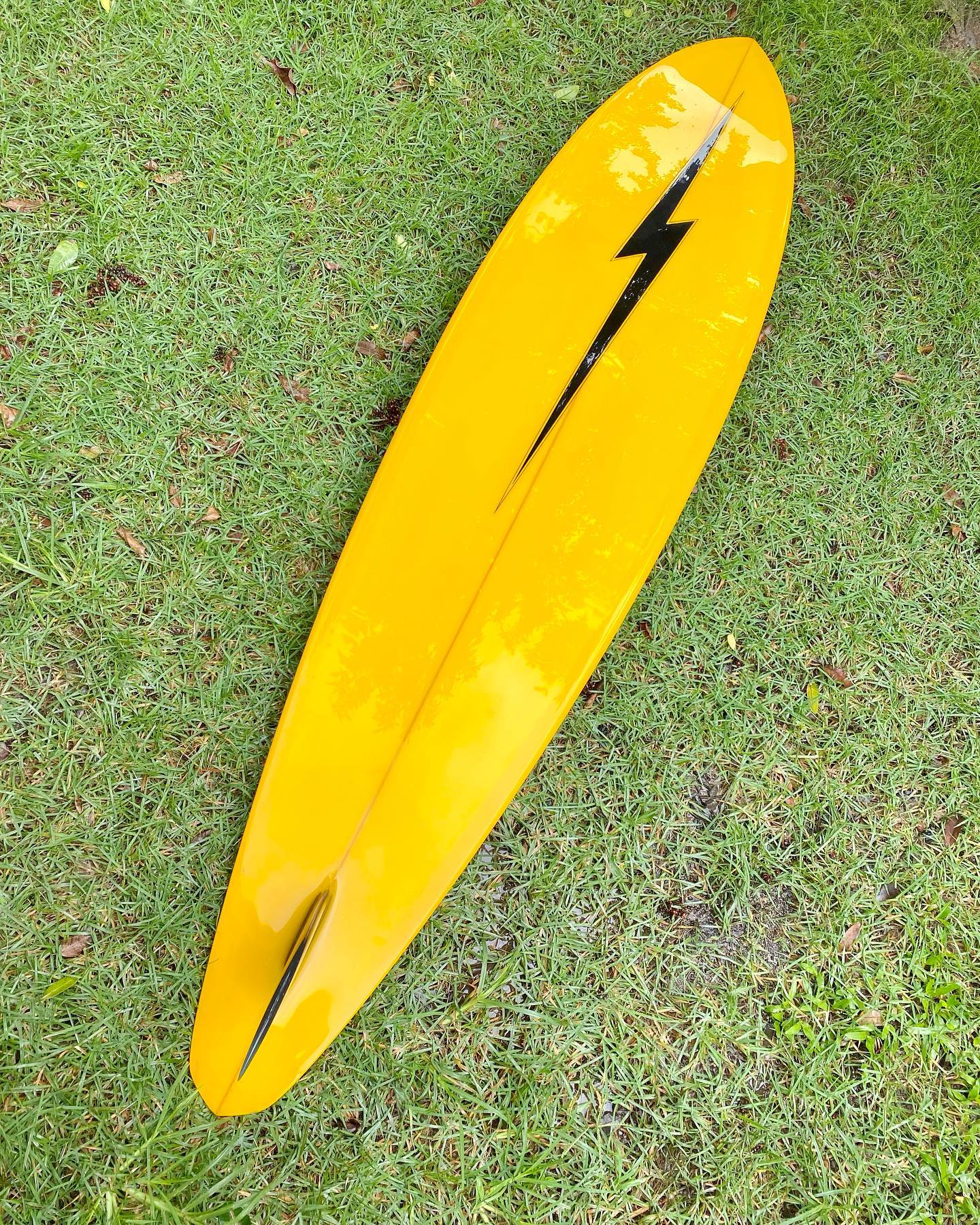 Vintage Yoshinoli Ueda surfboard from Lightning Bolt