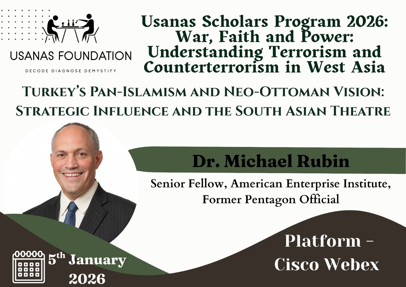 Usanas - We are delighted to announce that Dr. Michael Rubin will be ...