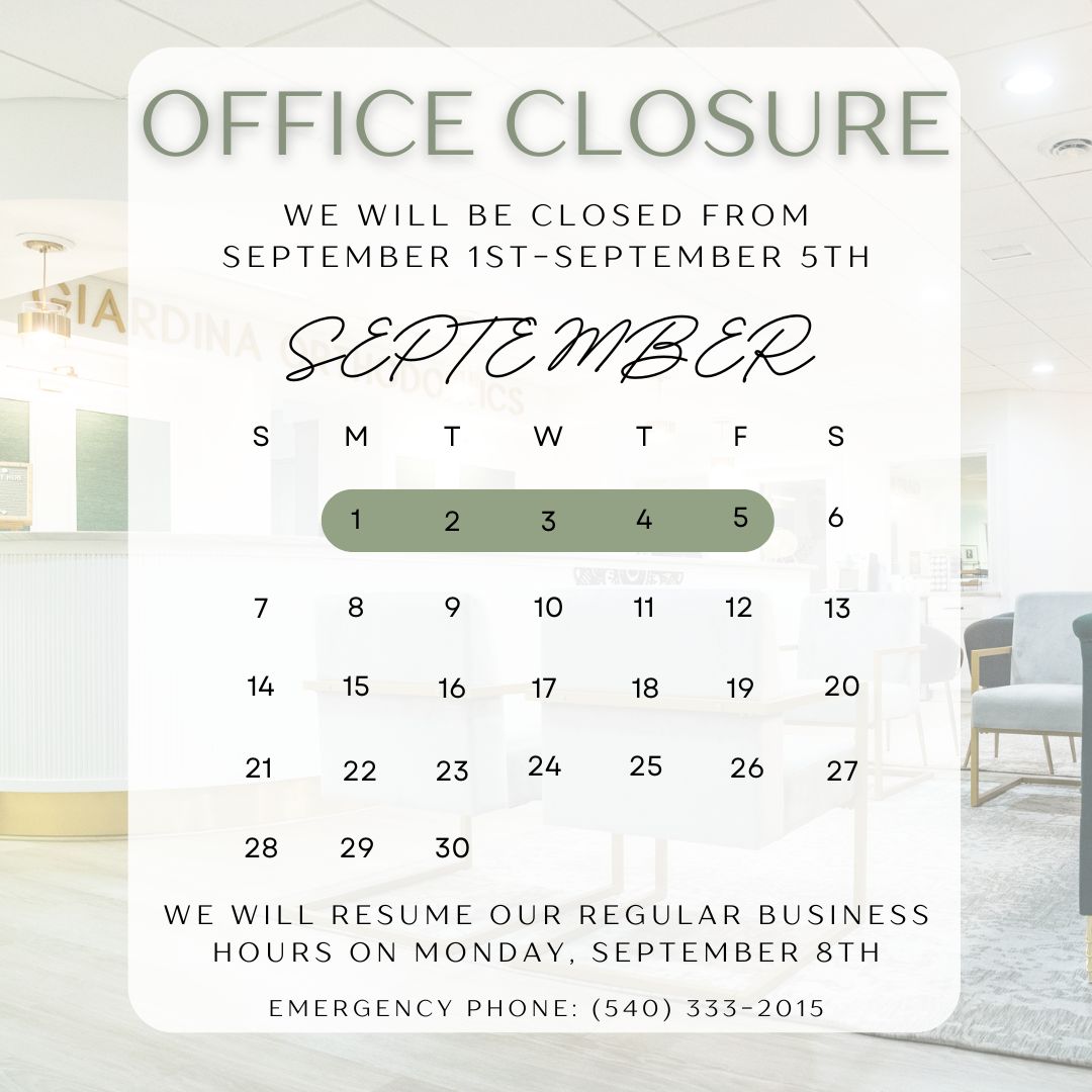 Giardina - Our office will be closed from September 1st through ...