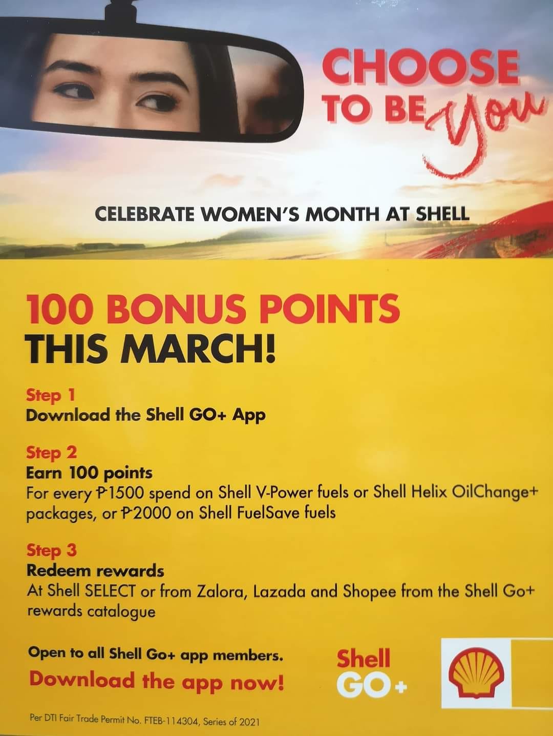 Shell Pugon Marcos Highway - Celebrating Women's Month 😊 GET a 100 ...
