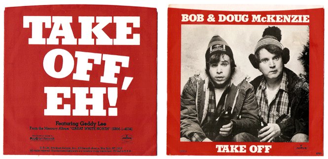 Bob & Doug McKenzie - Take Off 1981 US Promo Vinyl Record