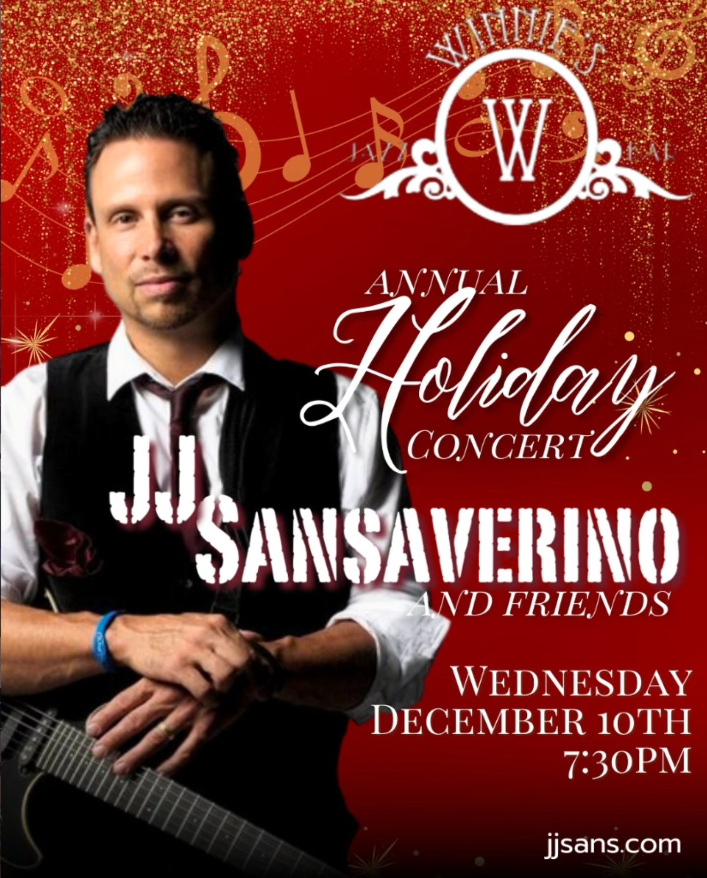 JJ - Hope to see you in NYC for my annual Holiday Concert this year ...