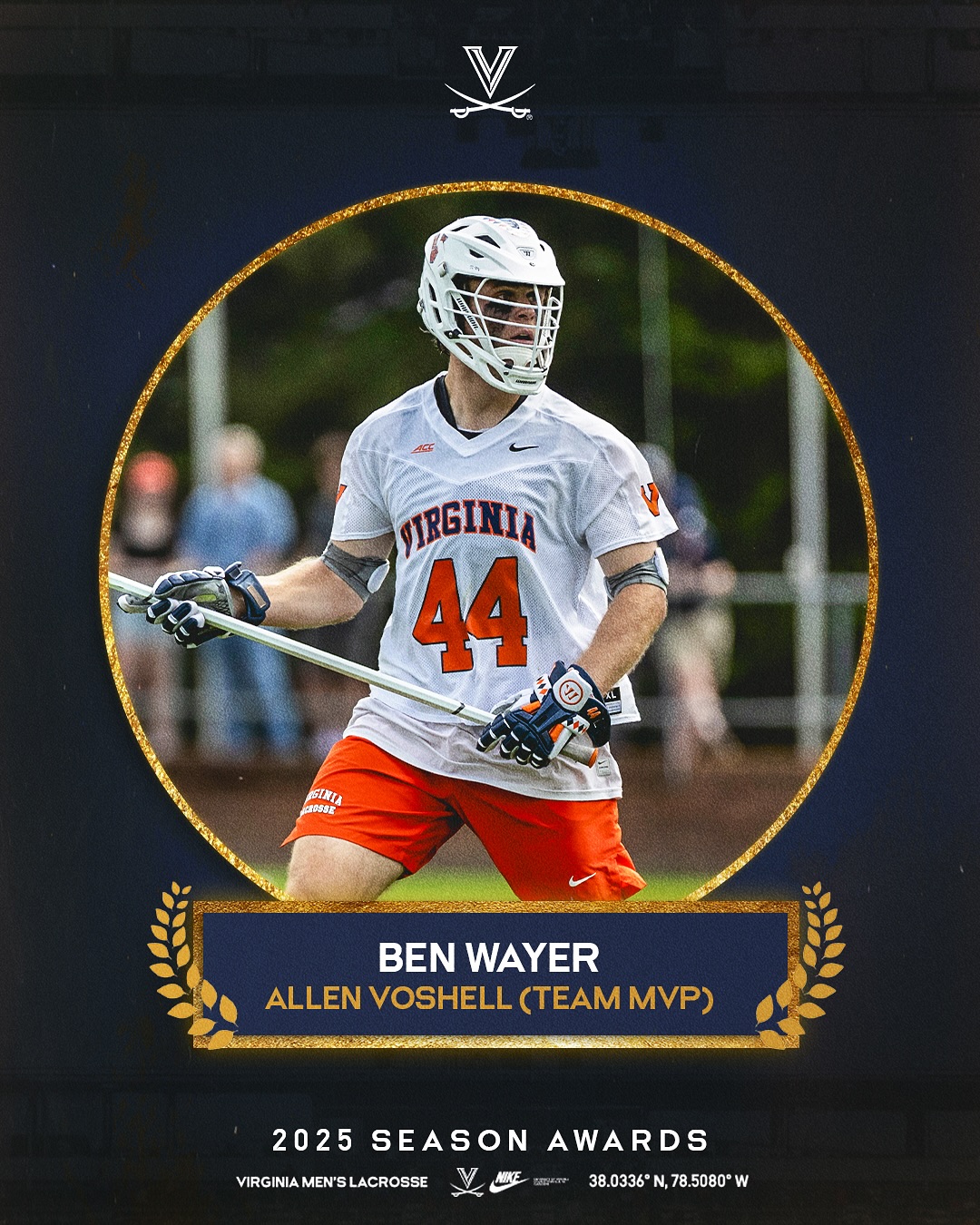 👏 Congrats to our annual award... - Virginia Men's Lacrosse | Facebook