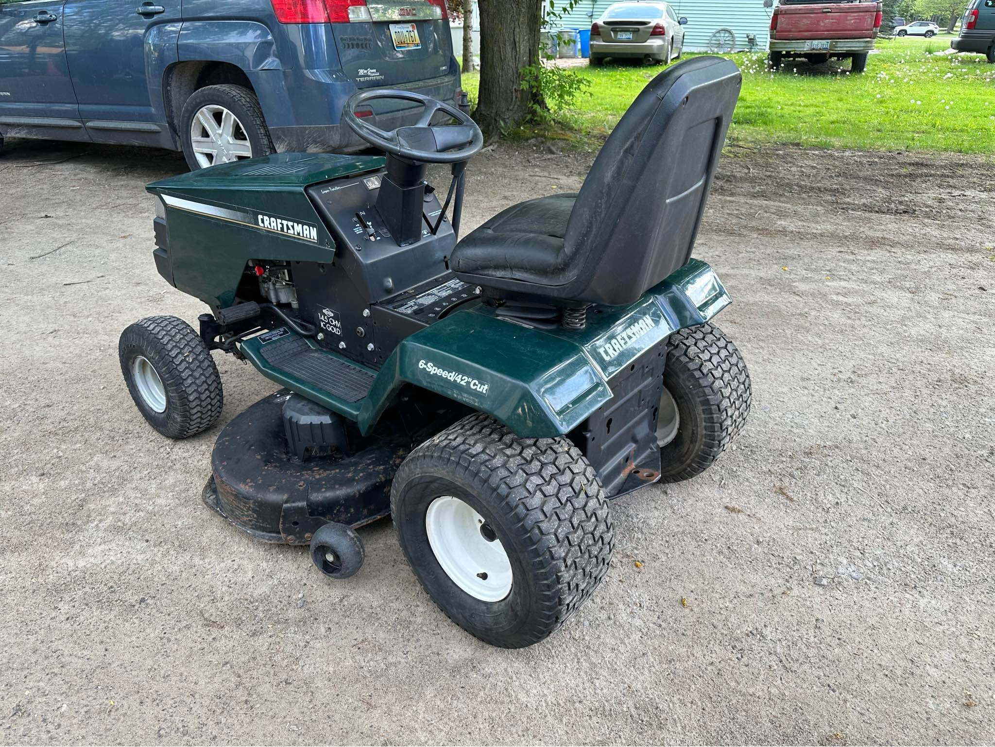Craftsman 6-speed rider - Lawn Mowers - Argentine, Michigan | Facebook ...