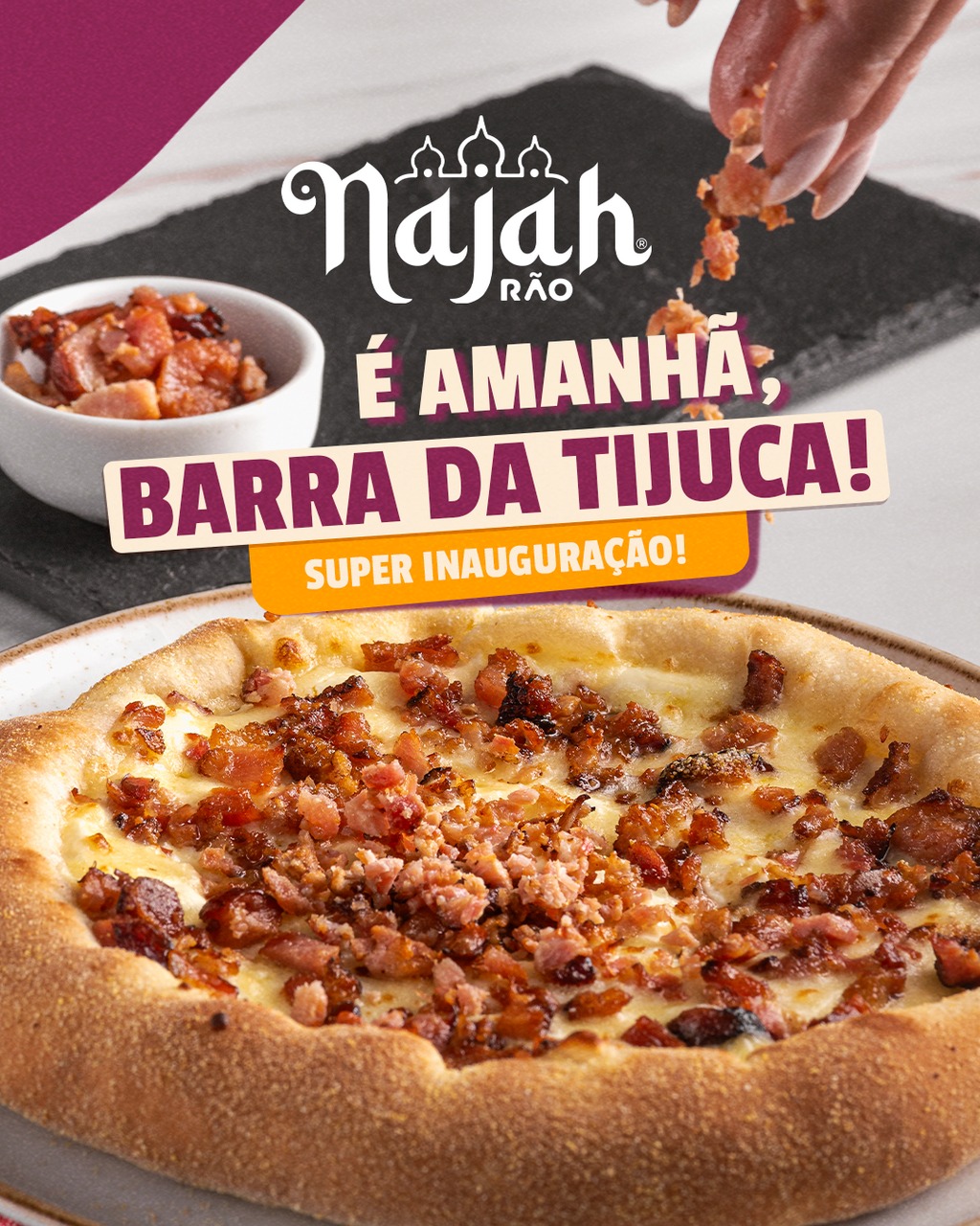 Najah - 🧔🏻É amanhã, Barra da Tijuca! As esfihas mais desejadas da ...