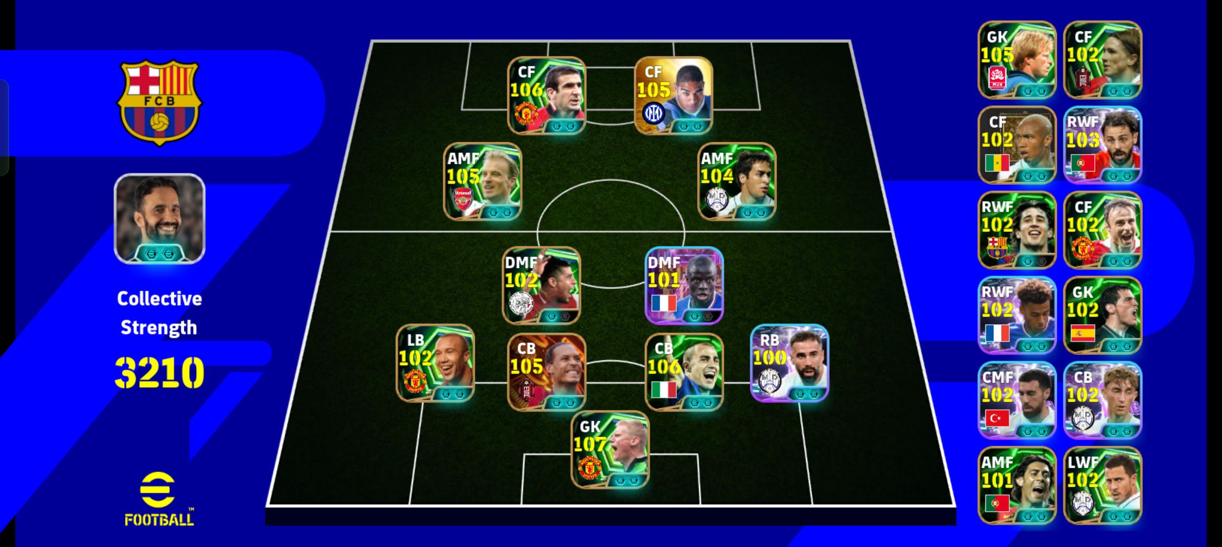 Only konami, bd rigion, 250 coin 6 paid, 2 paid manager, new franz