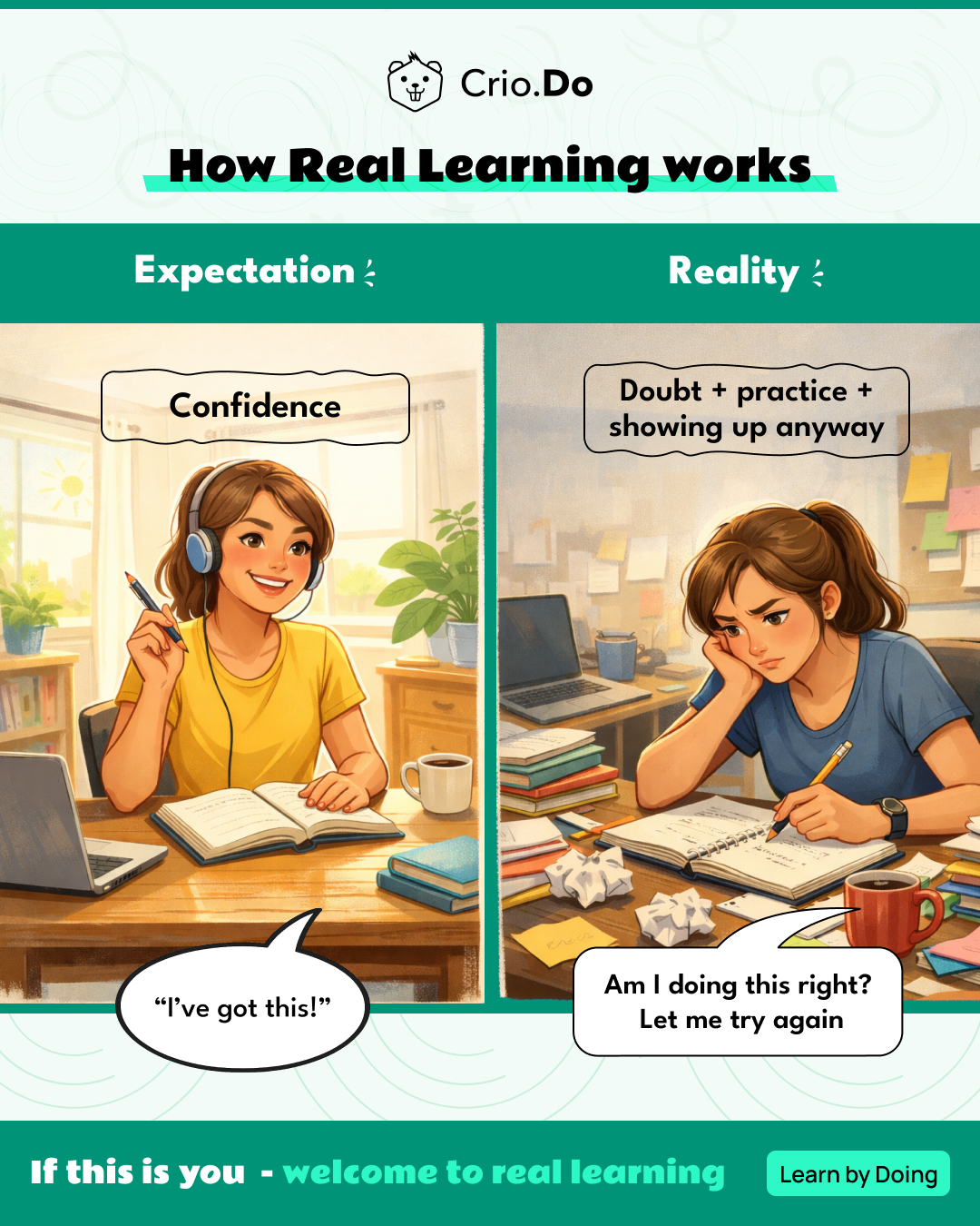 Crio.Do - How Real Learning Actually Works. Real growth... | Facebook