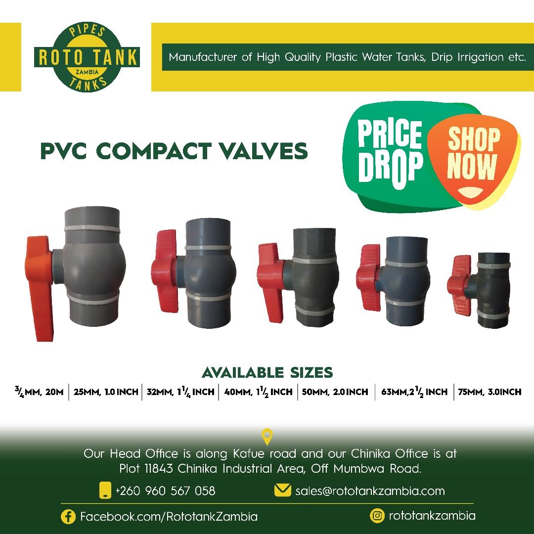 Roto Tank - 💧 PVC COMPACT VALVES – NOW AT A PRICE DROP! 🚀... | Facebook