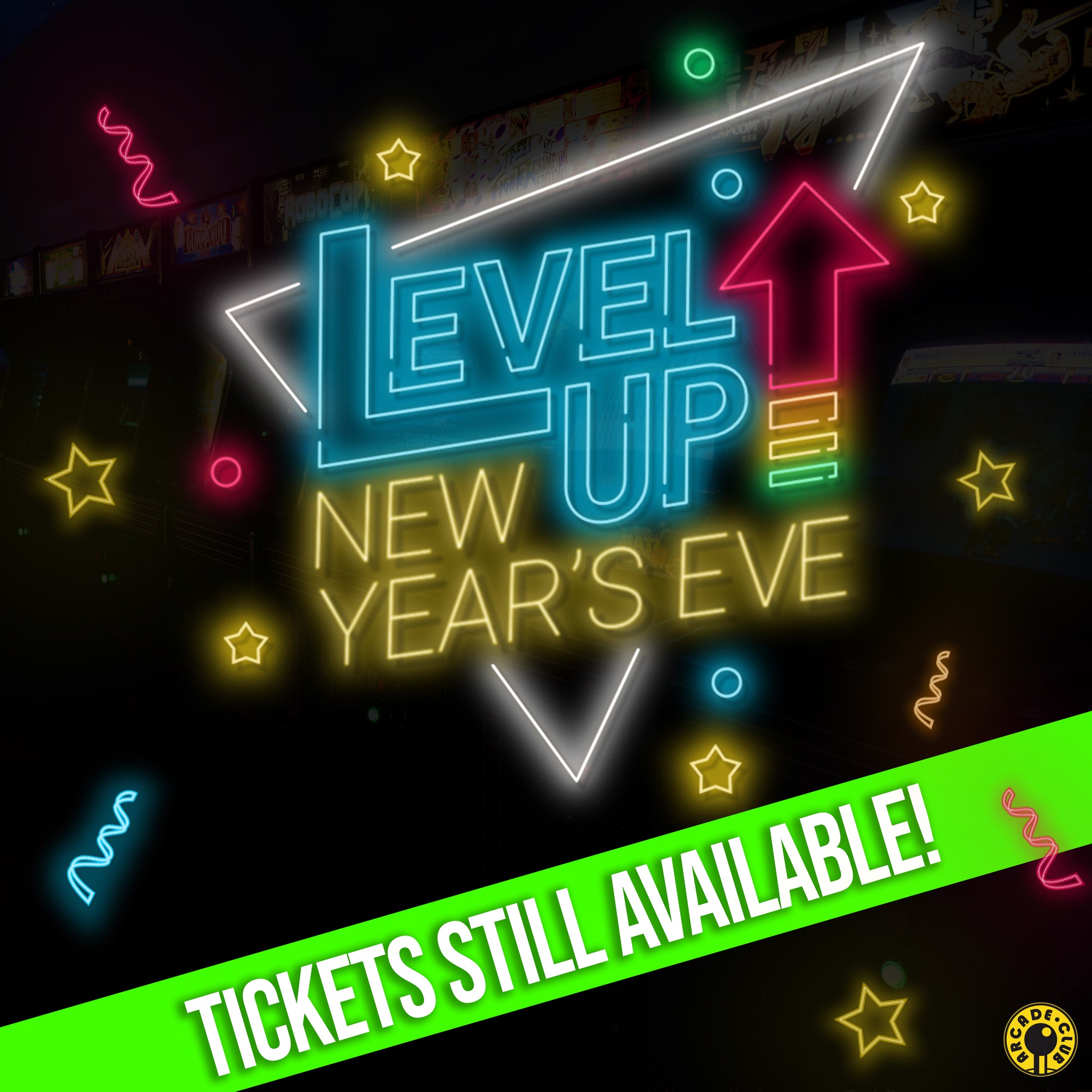 Its the Arcade Club Blackpool New Year's Eve Party! If you're