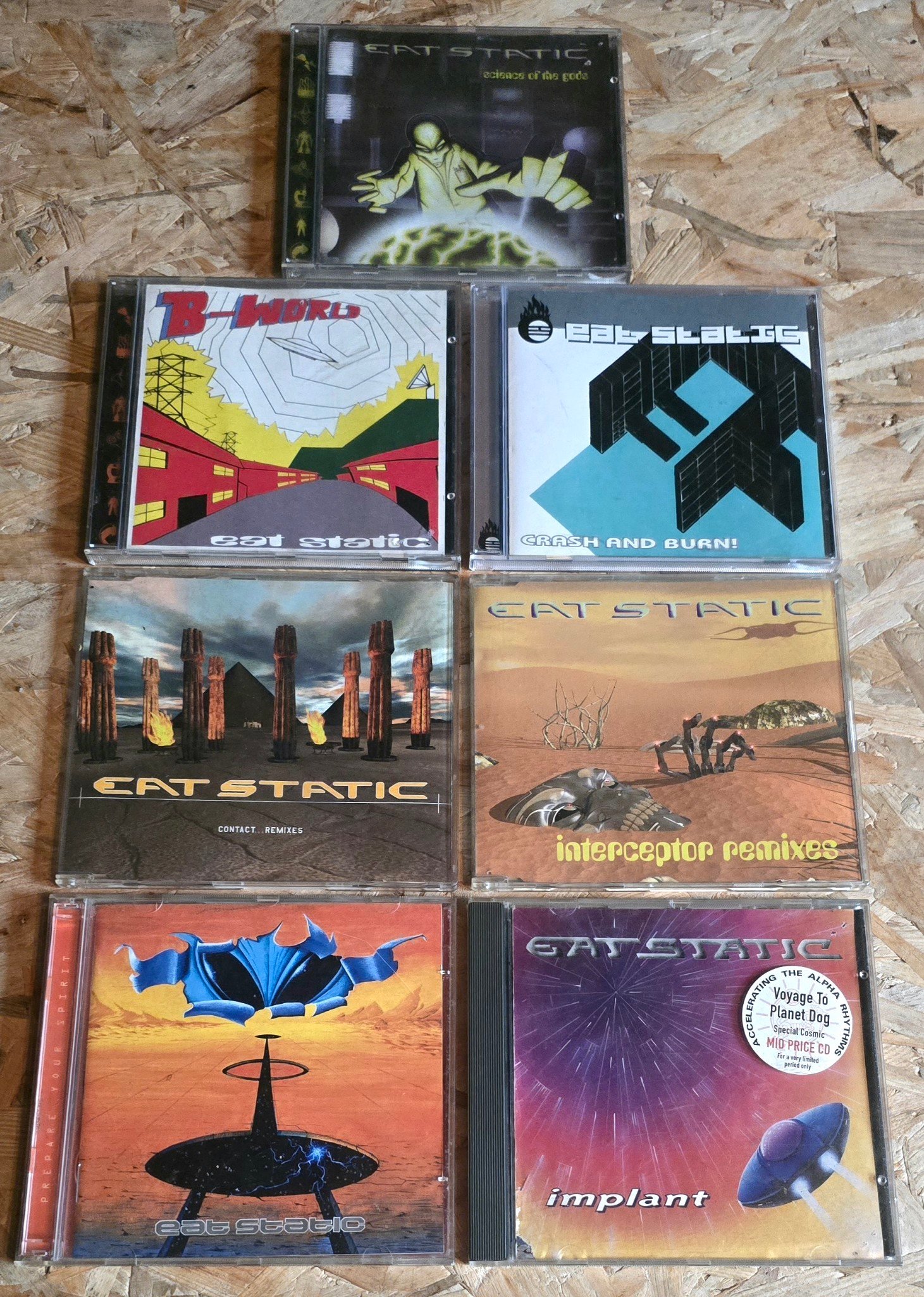Eat Static's Implant 1994 electronic psy trance album