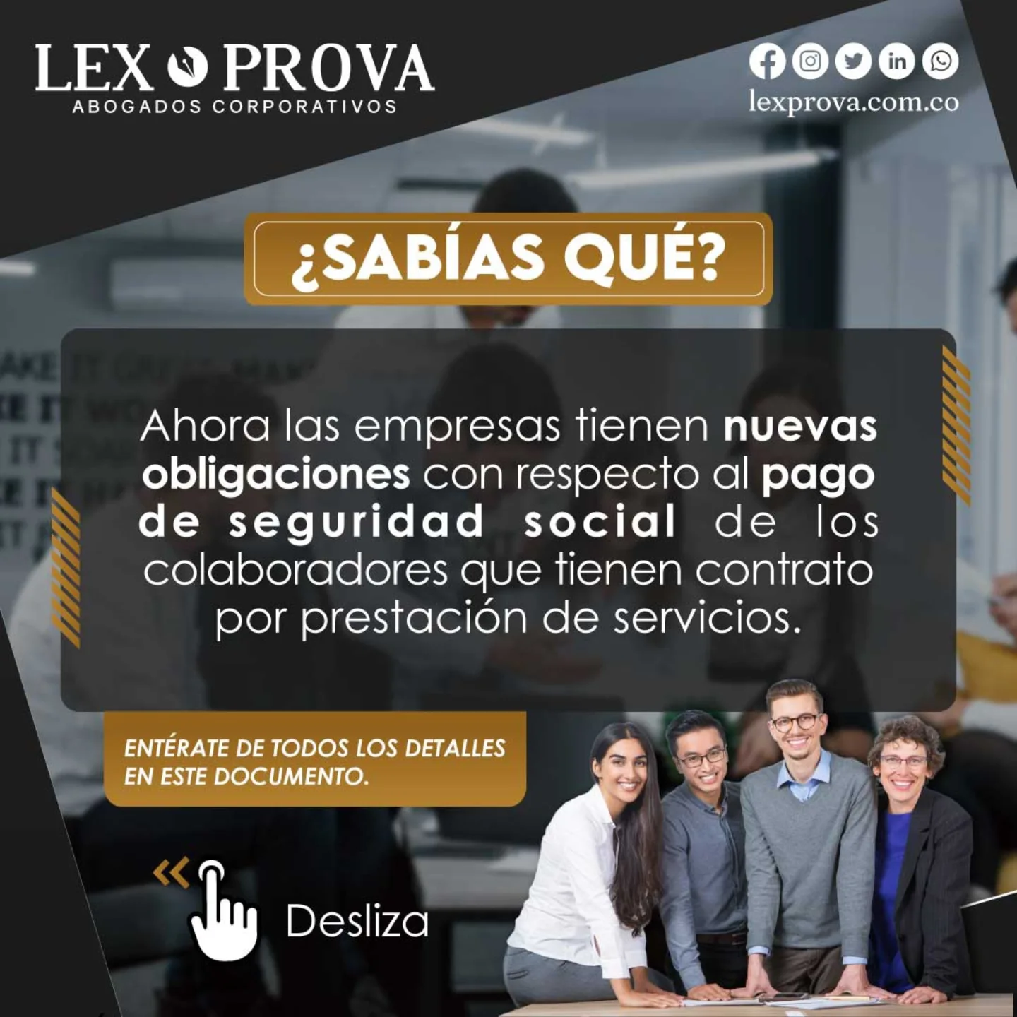 ¿Sabías que las... - LEX PROVA - Abogados Corporativos | Facebook