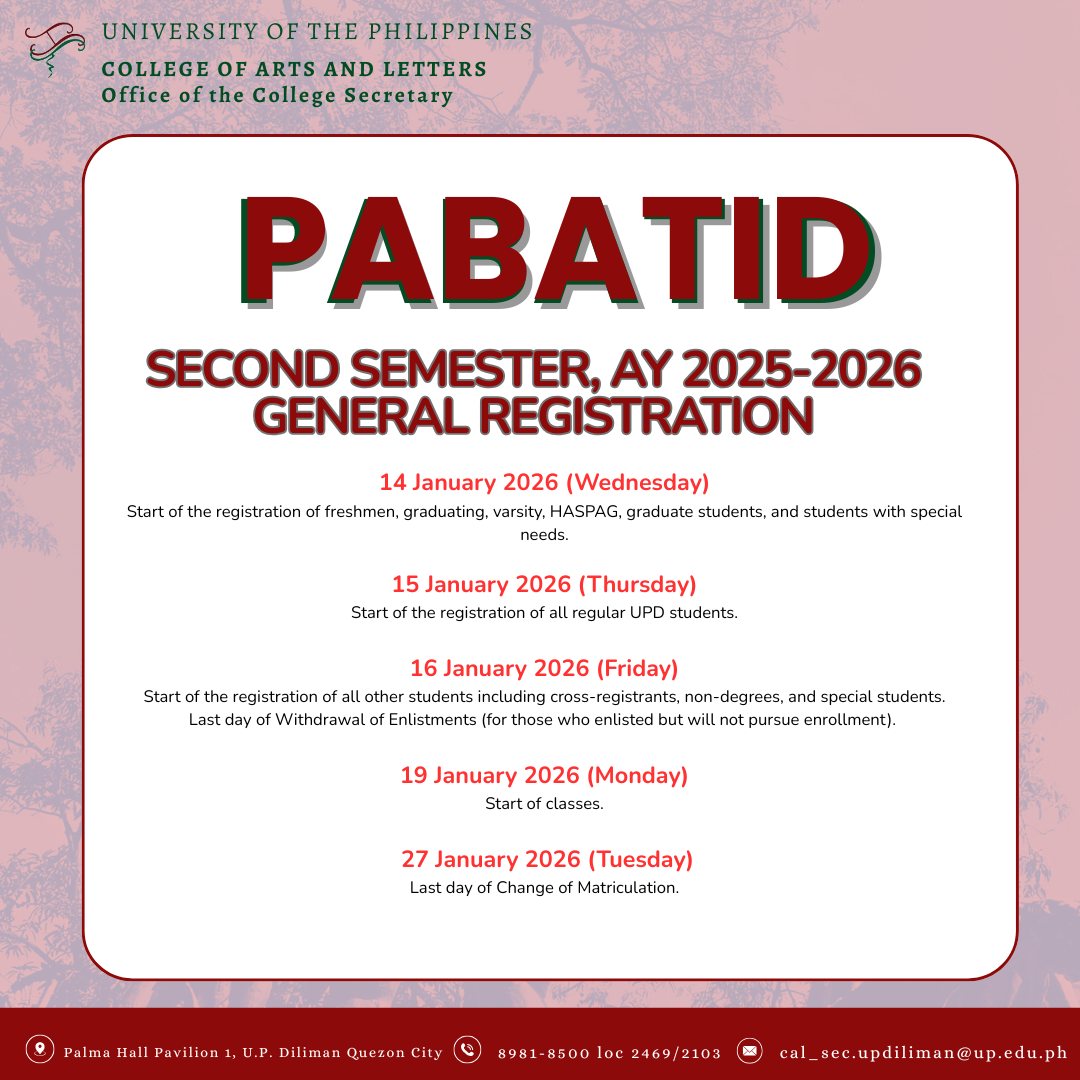 UP College of Arts and Letters | Diliman