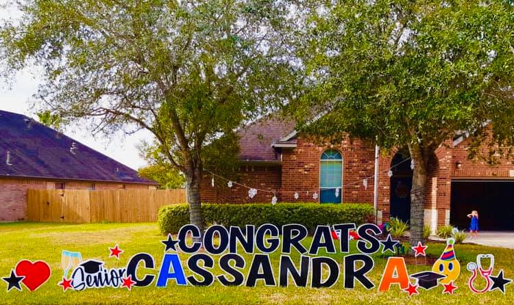 🎊🎉🎊 Congrats Cassandra 🎉🎊🎉... - Sign Dreamers, Friendswood