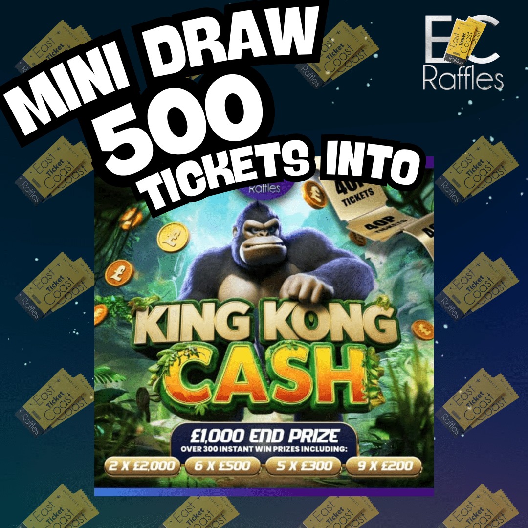 💥💥 ENDS TODAY 💥💥 🦍🦍MINI DRAW 500... - East coast raffles | Facebook