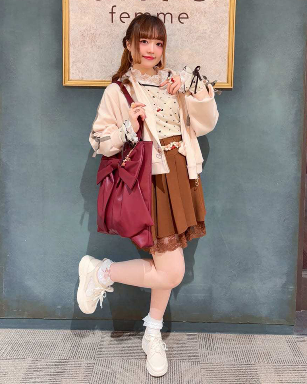 Veste Courte à Manches Courtes Axes Femme - Style Lolita Kawaii - Multicolore - Taille Unique